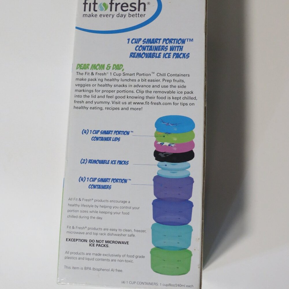Multicolor Food Storage Container Set - Picture 2 of 4